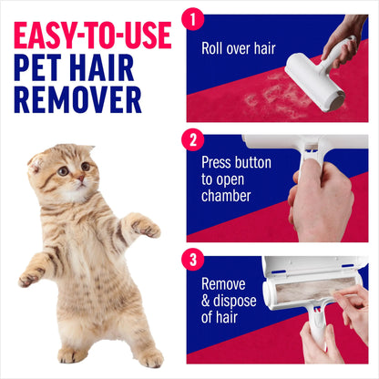 Wholesale Hair Remover Roller Sticky Portable Reusable Lint Dog Cat Brush Removal Plastic Animal Self Cleaning Roller